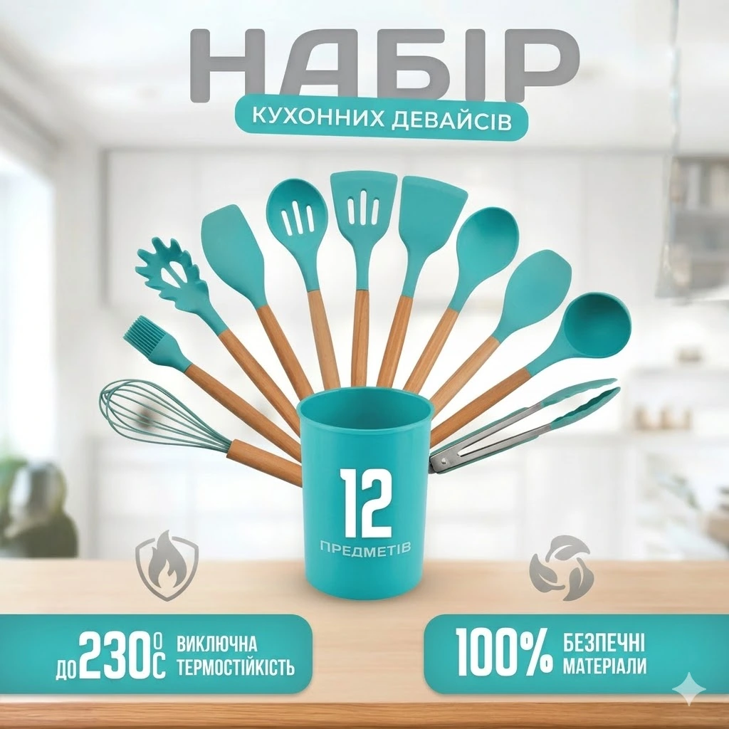 Кухонний набір 12 в 1