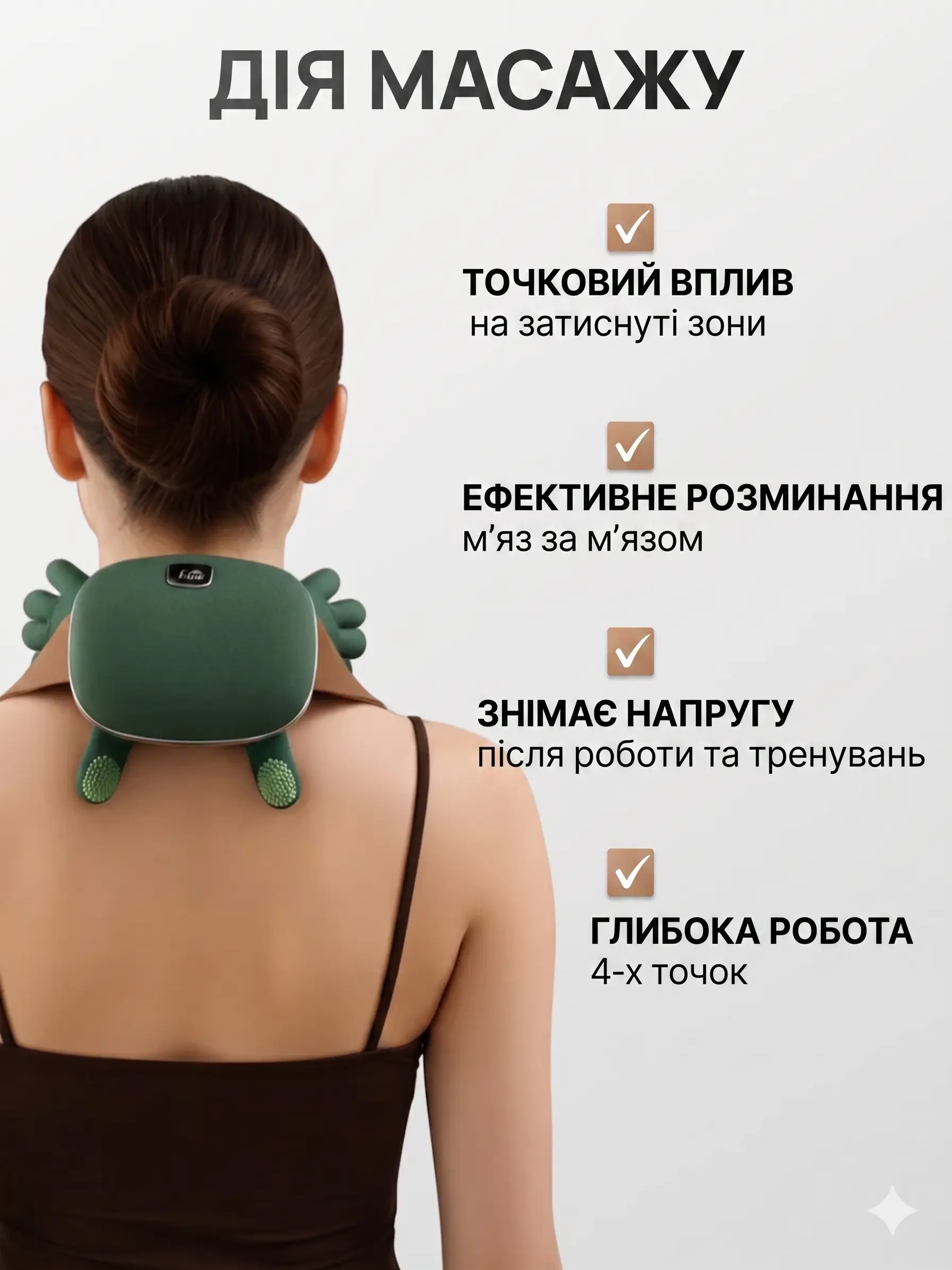 Масажер для шиї та плечей - Зображення 8