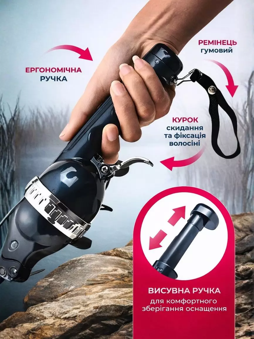 Компактна складна вудочка - Зображення 6