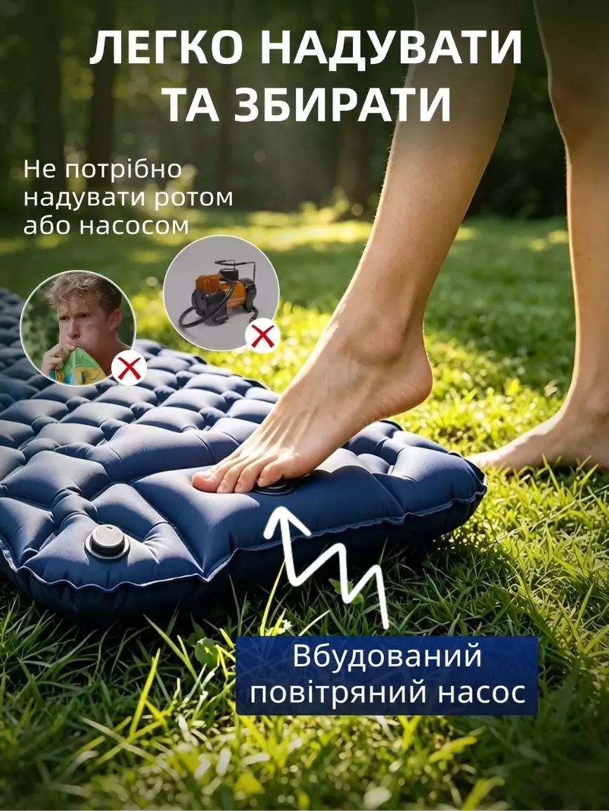 Надувний каремат - Зображення 3