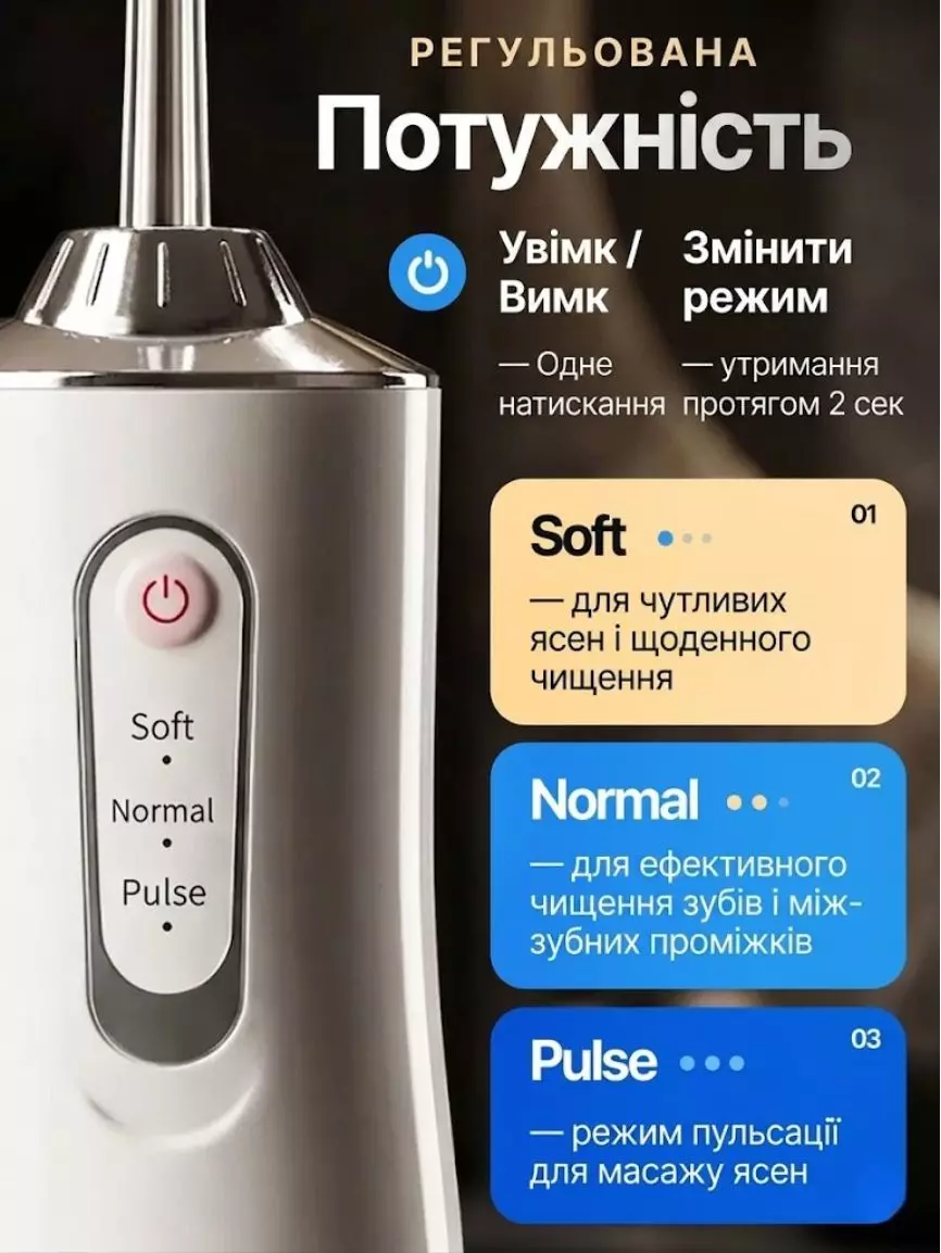 Портативний іригатор - Зображення 3