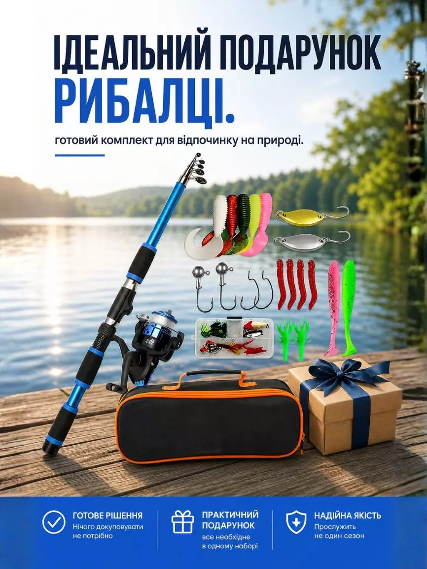 Набір для риболовлі 30 в 1 - Зображення 6