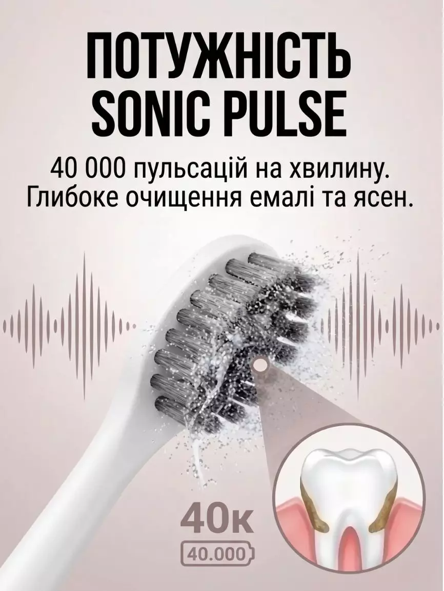 Ультразвукова щітка - Зображення 5