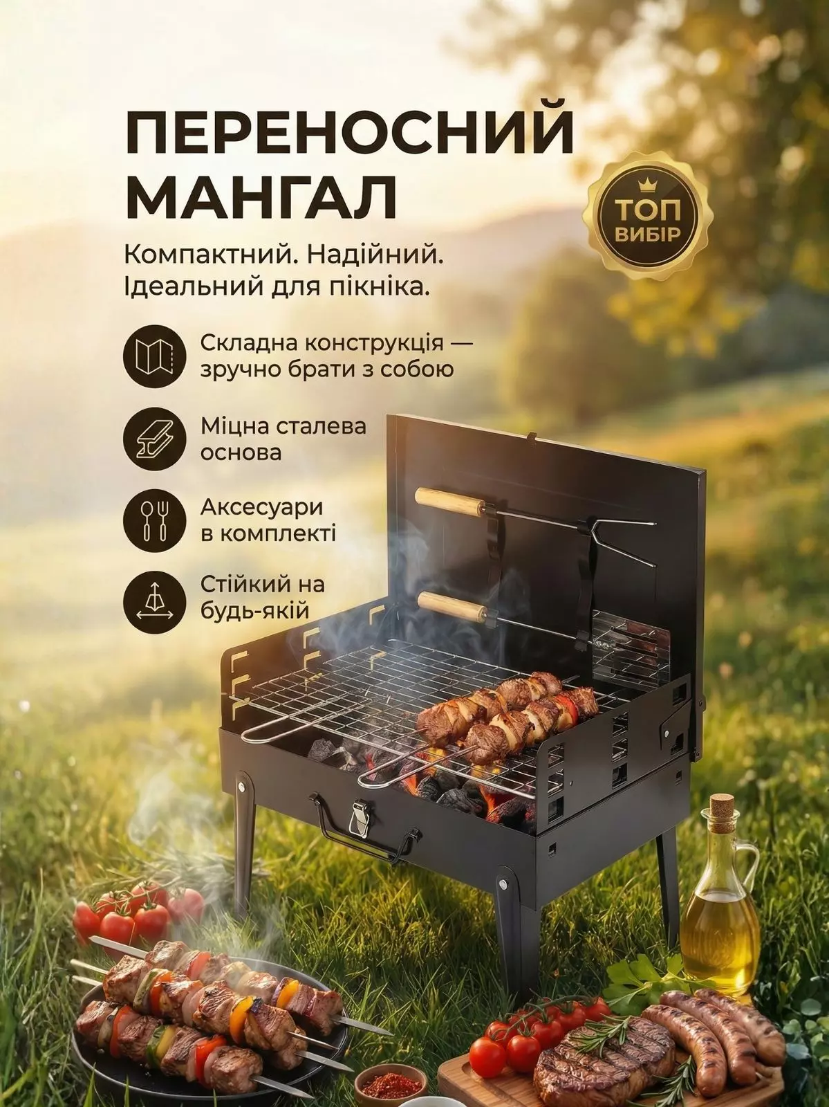 Переносний мангал