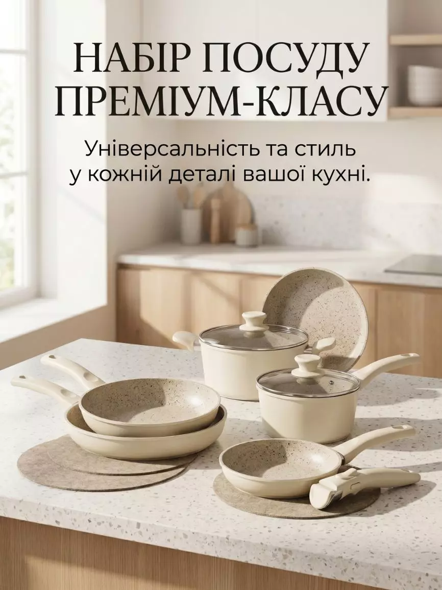 Набір посуду 15 в 1